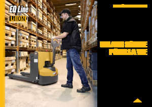 Transpallet elettr. a timone guida terra Caterpillar NPP20QL