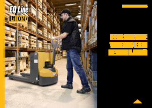Transpallet elettr. a timone guida terra Caterpillar NPP20QL