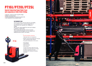 Transpallet elettr. a timone guida terra Noblelift PT16L