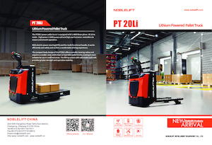 Transpallet elettr. a timone guida terra Noblelift PT20Li