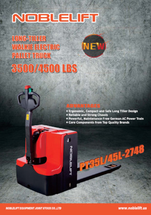 Transpallet elettr. a timone guida terra Noblelift PT45L