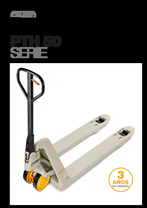 Transpallet elettr. a timone guida terra Crown PTH 50