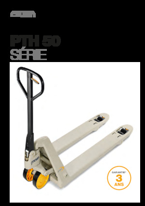 Transpallet elettr. a timone guida terra Crown PTH 50