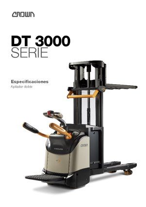 Stoccatori per pallet uomo in piedi Crown DT 3040-2.0 TF