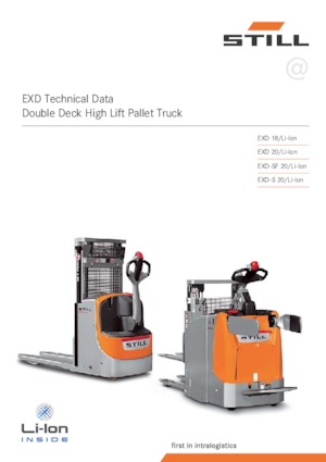 Impilatori Walkie Still EXD 20