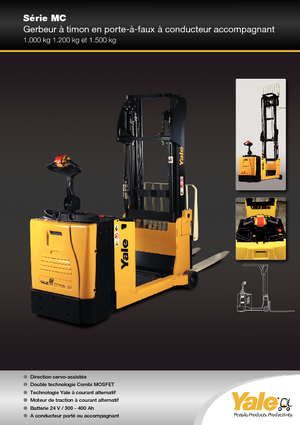 Stoccatori per pallet uomo in piedi Yale MC12