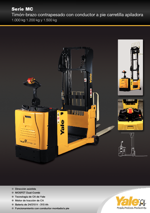 Stoccatori per pallet uomo in piedi Yale MC12