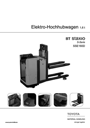 Stoccatori per pallet uomo in piedi BT SSE 160 D 