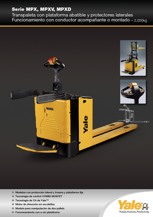 Stoccatori per pallet uomo in piedi Yale MP20XD