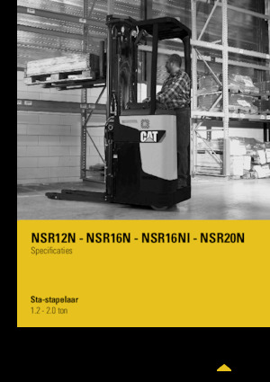 Stoccatori per pallet uomo in piedi Caterpillar NSR16N