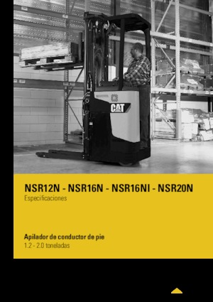 Stoccatori per pallet uomo in piedi Caterpillar NSR16N