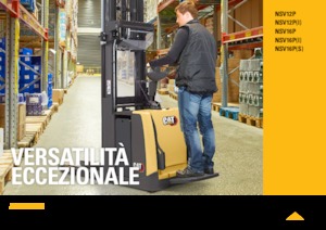 Stoccatori per pallet uomo in piedi Caterpillar NSV12P