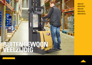 Stoccatori per pallet uomo in piedi Caterpillar NSV12P