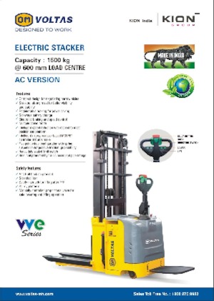 Stoccatori per pallet uomo in piedi OM VVE 15