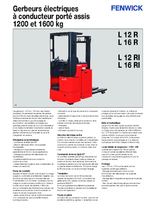 Impilatori Walkie Linde L 16 R