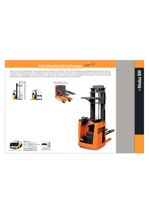 Stoccatori per pallet uomo seduto OMG Modus-BM