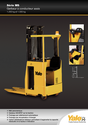 Stoccatori per pallet uomo seduto Yale MS 12 S