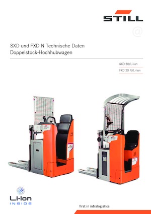 Stoccatori per pallet uomo in piedi Still SXD 20