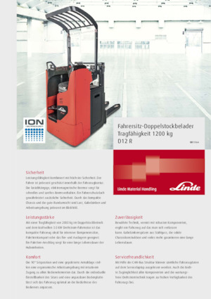 Impilatori Walkie Linde D12R