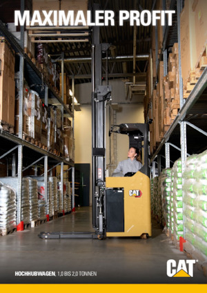 Stoccatori per pallet uomo seduto Caterpillar NSS20N2S