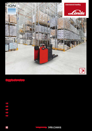 Stoccatori per pallet uomo in piedi Linde D10FP