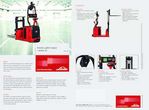 Stoccatori per pallet uomo in piedi Linde L-MATIC AC