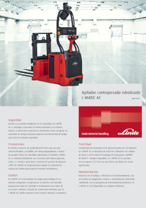 Stoccatori per pallet uomo in piedi Linde L-MATIC AC