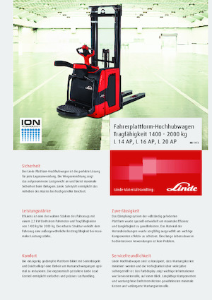 Impilatori Walkie Linde L16AP Std.