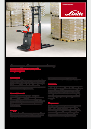 Impilatori Walkie Linde L16AP Std.