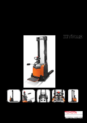 Stoccatori per pallet uomo in piedi Toyota SPE120