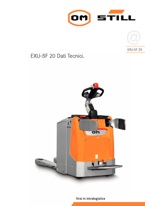 Transpallet elettr. a timone guida terra Still EXU-SF 20
