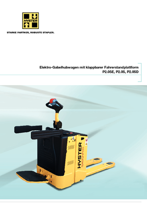 Transpallet uomo in piedi Hyster P2.0S FBW