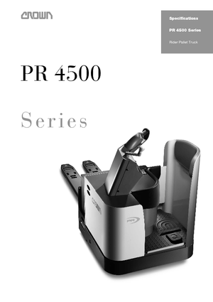 Transpallet uomo in piedi Crown PR 4500-3.0