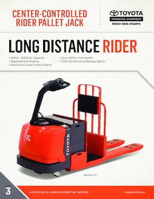 Transpallet uomo seduto Toyota 8HBC30