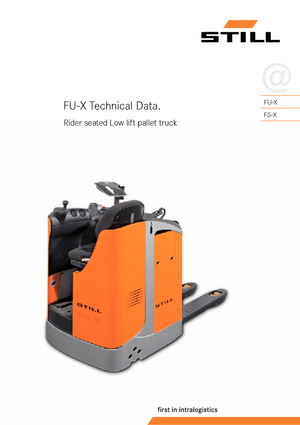 Transpallet uomo seduto Still FU-X 20