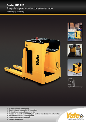 Transpallet uomo seduto Yale MP 20 S