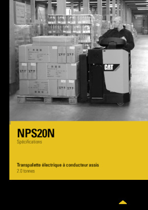 Transpallet uomo seduto Caterpillar NPS20N