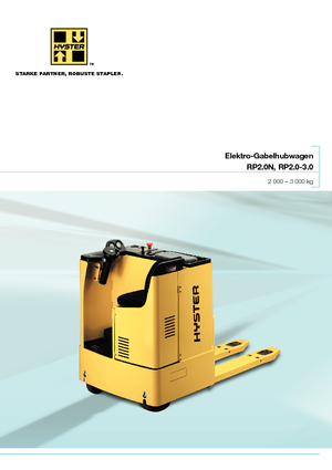 Transpallet uomo seduto Hyster RP2.0N