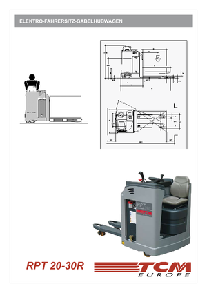 Transpallet uomo seduto TCM RPT 20 R