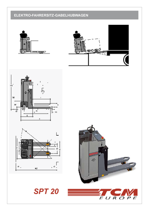 Transpallet uomo seduto TCM SPT 20