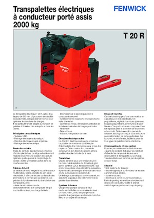 Transpallet uomo seduto Linde T20R