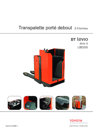 Transpallet uomo seduto Toyota LSE200
