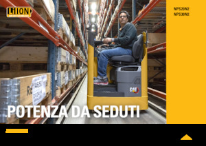 Transpallet uomo seduto Caterpillar NPS30N2