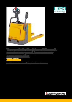 Transpallet uomo in piedi Jungheinrich EJR 120n