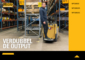 Transpallet uomo in piedi Caterpillar NPV20N3D