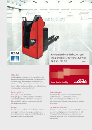 Transpallet uomo in piedi Linde T25SR 