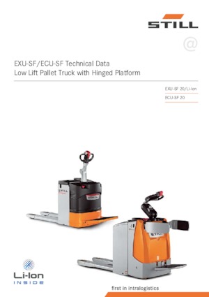 Transpallet elettr. a timone guida terra Still EXU-SF 20