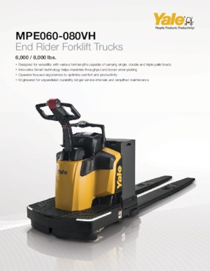 Transpallet uomo in piedi Yale MPE080-VH