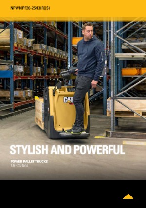 Transpallet uomo in piedi Caterpillar NPF25N3R