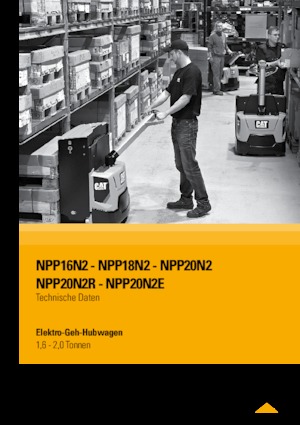 Transpallet uomo in piedi Caterpillar NPP20N2R